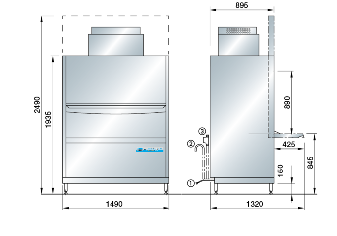 Dimensions du FV 250.2